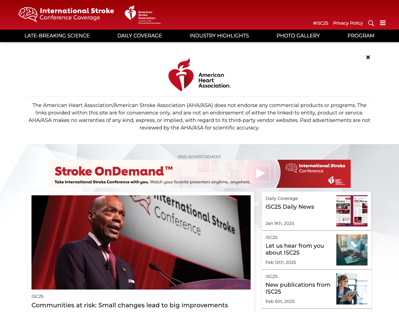 ISC2026 (International Stroke Conference)